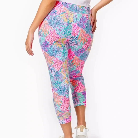Leggings- Lilly Pulitzer Weekender high rise leggings LPBOX2-11 - Picture 7 of 10